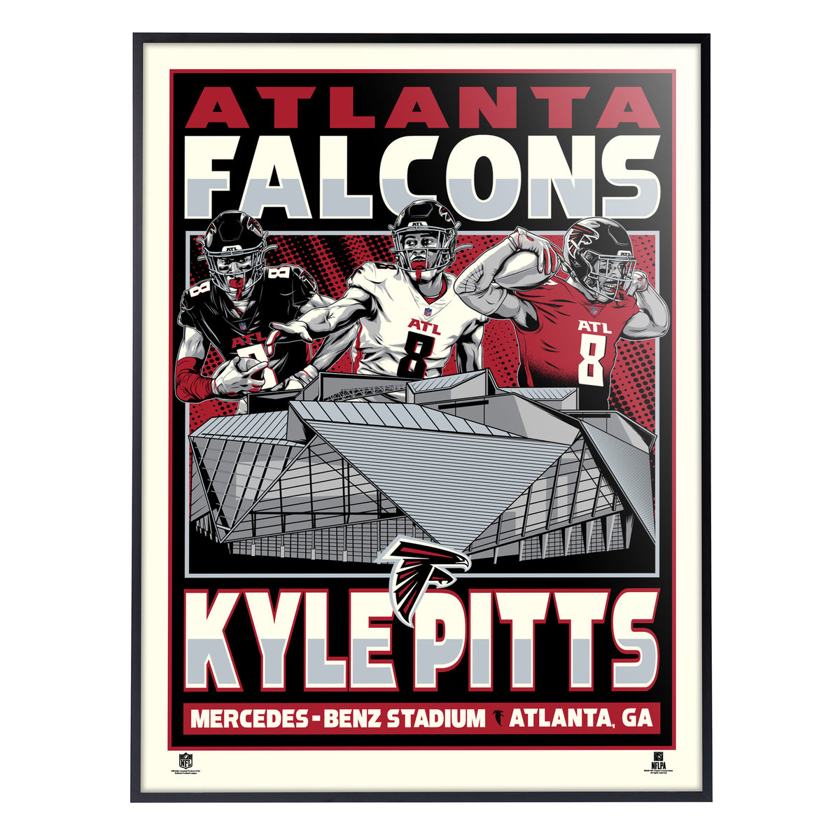 Atlanta Falcons: Kyle Pitts 2022 - Officially Licensed NFL Outdoor