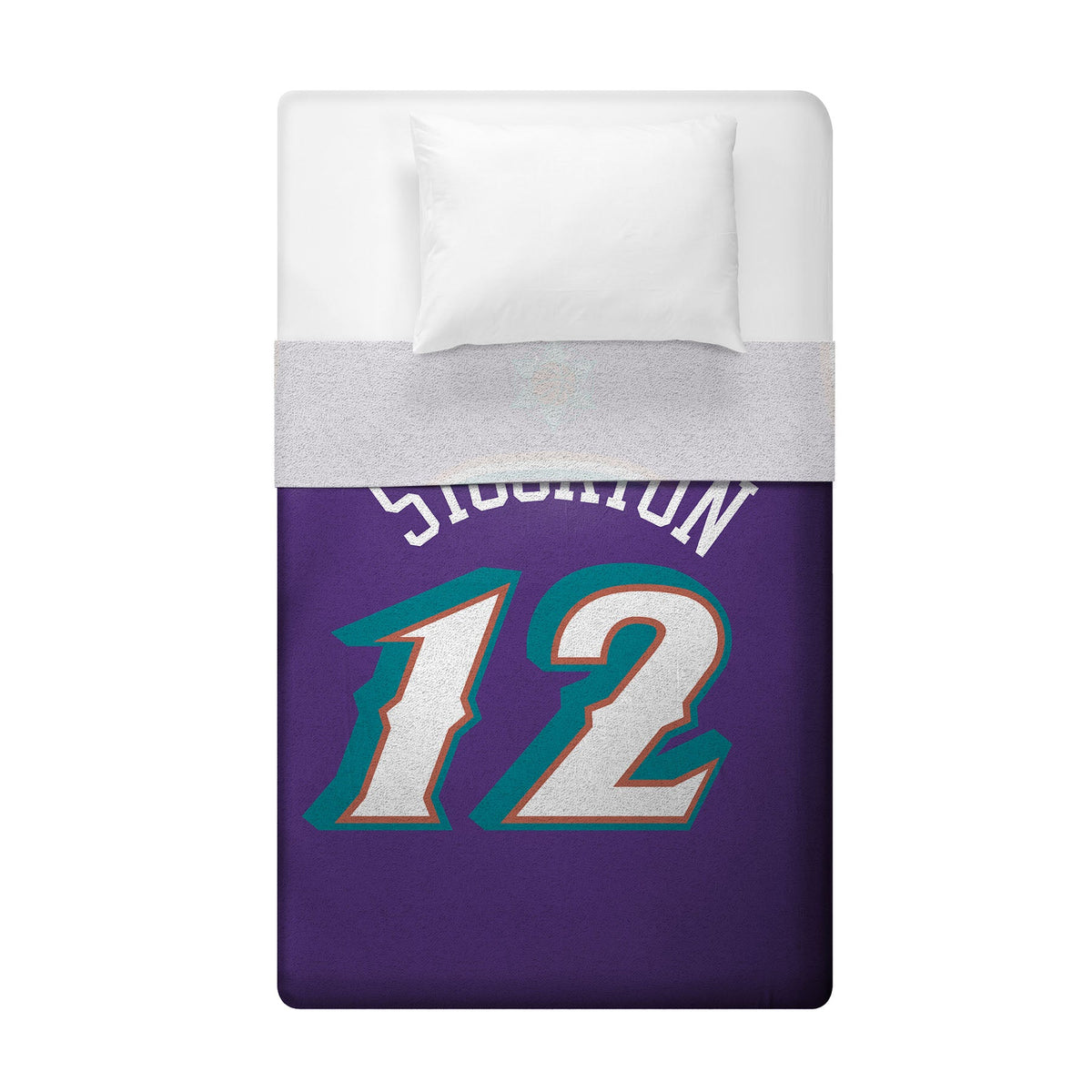 Sleep Squad Utah Jazz Donovan Mitchell 60 X 80 Raschel Plush Jersey Blanket  : Target