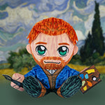 Bleacher Creatures Vincent van Gogh 8" Kuricha Plush