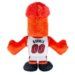 Bleacher Creatures Miami Heat Burnie 8" Mascot Kuricha Plush (Association Jersey White Uniform)