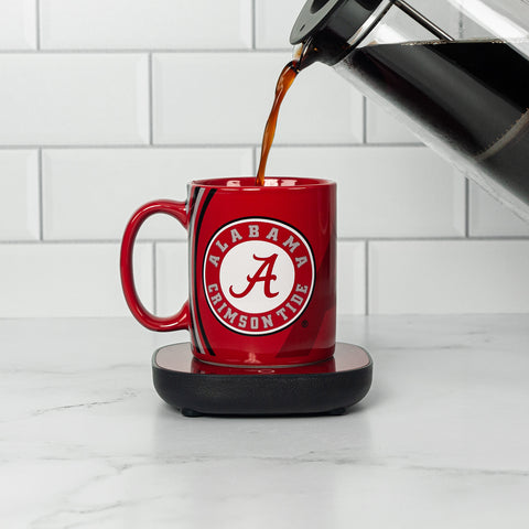 Uncanny Brands Alabama Crimson Tide 12oz Mug Warmer Set