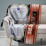 Sleep Squad Philadelphia Flyers Home Ice 60” x 80” Raschel Plush Blanket