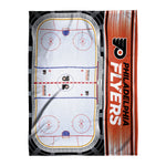 Sleep Squad Philadelphia Flyers Home Ice 60” x 80” Raschel Plush Blanket