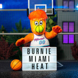 Bleacher Creatures Miami Heat Burnie 10" Plush Figure (Vice Edition Uniform)