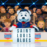 Bleacher Creatures St. Louis Blues Louie 10" Mascot Plush Figure (Retro)