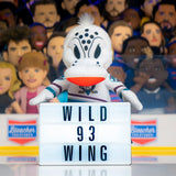 Bleacher Creatures Anaheim Ducks Wild Wing 10" Mascot Plush Figure (Teal Triangle Uniform)