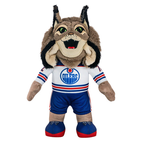 Bleacher Creatures Edmonton Oilers Hunter 10" Mascot Plush Figure (Road Uniform)