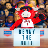 Bleacher Creatures Chicago Bulls Mascot Benny the Bull 10" Plush Figure