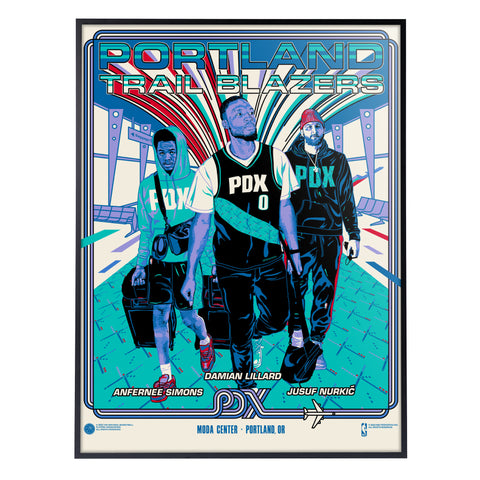 Phenom Gallery Manu Ginobili San Antonio Spurs 18'' x 24'' Framed 2022 City Edition Serigraph