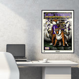 Phenom Gallery LSU 2021 Schedule 18" x 24" Deluxe Framed Serigraph