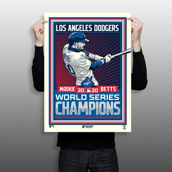Los Angeles Dodgers Mookie Betts 2020 World Series Champs Prinr – Uncanny  Brands Wholesale