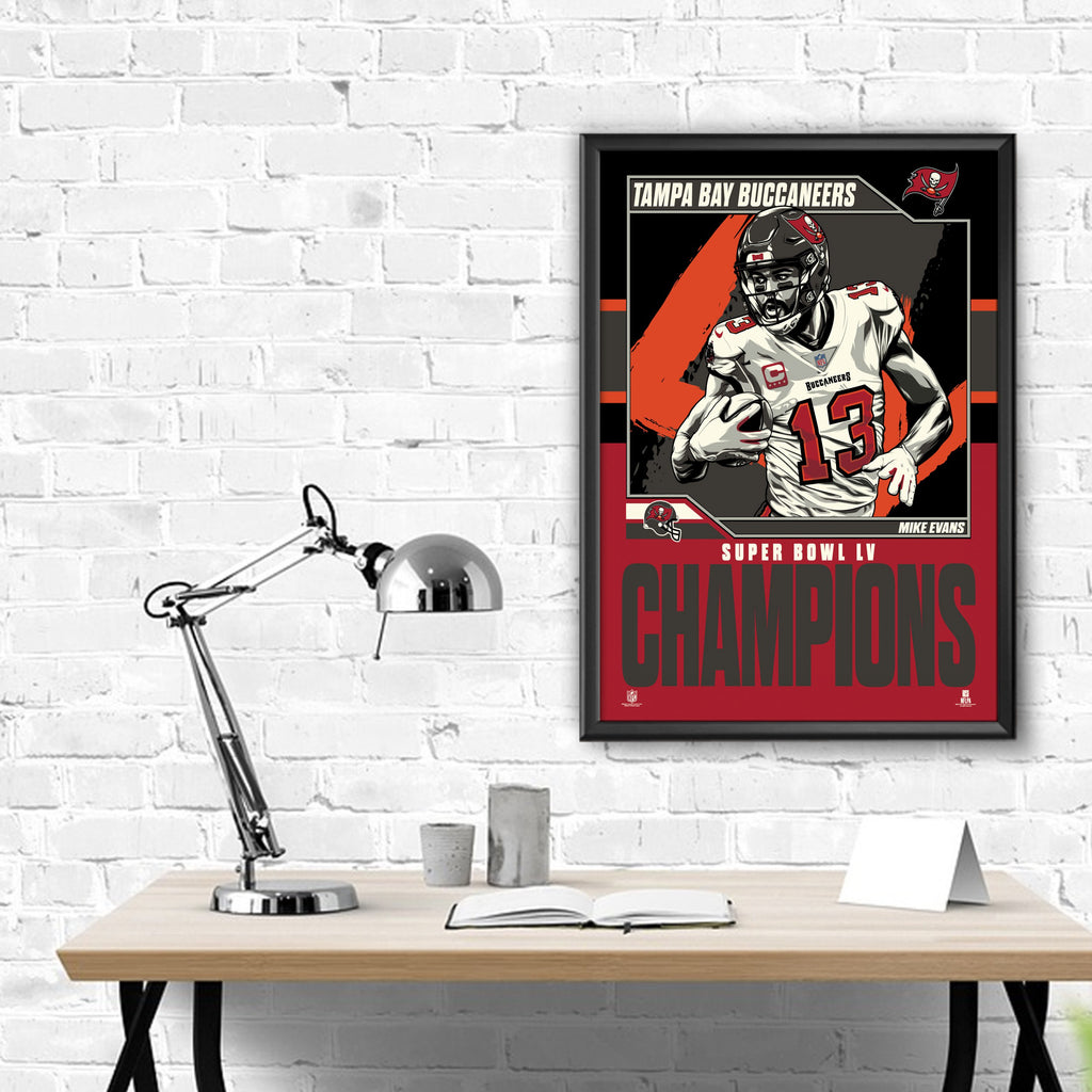 Tampa Bay Buccaneers Super Bowl LV Tom Brady Champs 18x 24 Serigraph  Buccaneers Super Bowl LV Tom Brady Champs 18x 24 Serigraph – Phenom  Gallery