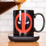 Uncanny Brands Marvel Deadpool Mug Warmer with Mug