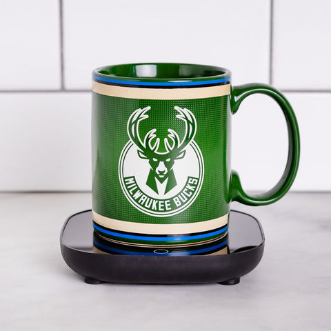 Uncanny Brands Boston Celtics Logo Mug Warmer with Mug