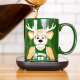 Uncanny Brands NBA Milwaukee Bucks Bango Mascot Mug Warmer with Mug