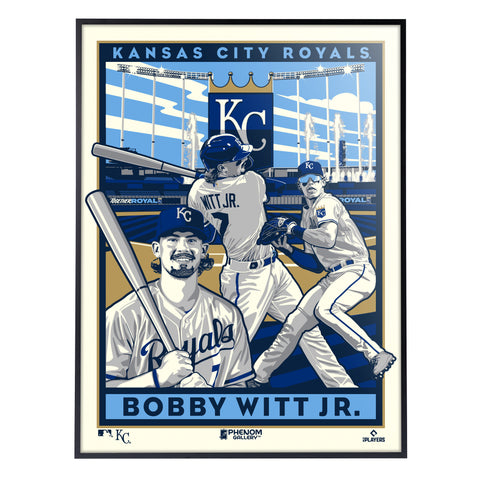 Phenom Gallery Kansas City Royals Bobby Witt Jr. Serigraph Print