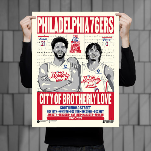 Philadelphia 76ers City Edition Uniform: City of Brotherly Love