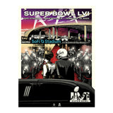 Phenom Gallery Super Bowl LVI Red Carpet Limo 18"x 24" Serigraph (Printer Proof)