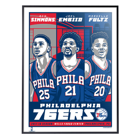 Phenom Gallery Philadelphia 76ers City Edition 18 x 24 Deluxe Framed –  Uncanny Brands Wholesale